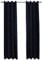 vidaXL 2X Vorhang Verdunkelung mit Ösen Verdunkelungsvorhang Kräuselband Ösen Schlaufe Thermo Gardine Blickdicht Samt Schwarz 140x245cm