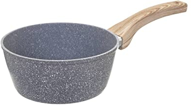 Secret de Gourmet - Casserole D 18 cm en Aluminium Forgé aspect pierre Ligne Nature