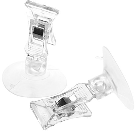 Senmubery Senmubery (R) 2 Stueck 47mm Kalre Plastik Wand Saugnapf Clip Klemme