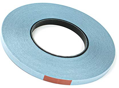 LEO's - Doppelseitiges Teppichklebeband 12 mm/100 Meter stark/schwach zur temporären Fixierung (wiederablösbar) - Klebeband doppelseitig 0,11 mm dünn ideal als Verlegeband rückstandsfrei ablösbar