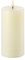 Piffany Copenhagen Uyuni Lighting Pillar LED Kerze 7,8 x 15 cm Echtwachs Ivory - 6 Stunden Timerfunktion - Keine Brandgefahr, Keine Rußbildung und kein Geruch