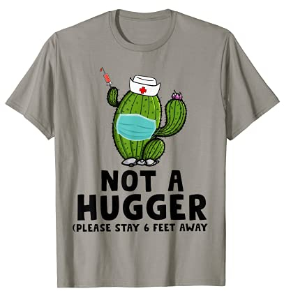 Maske für Krankenschwestern, Kaktus-Maske T-Shirt