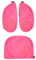 ergobag Fluo Zip Set Sichtbarkeits-Set pack cubo und cubo light gekauft nach Juli 2019 Set 3-teilig Pink