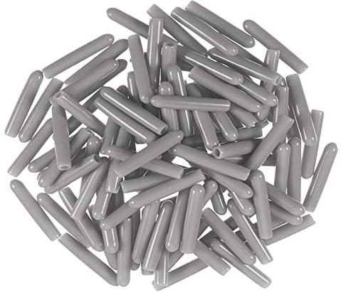 Geschirrkorb Schutzkappe,100 pcs PVC Schutzkappen für Spülmaschinenkörbe Geschirrspüler Geschirrkorbkappen Spülmaschine Geschirrspüler Kappen Universal Abdeckkappen für Spülmaschinen-Körbe Grau