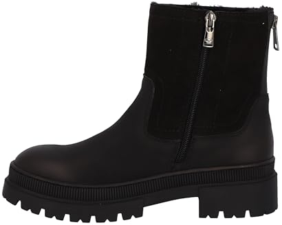 Tom Tailor Damen 4294906 Stiefelette, Black, 38 EU