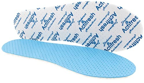 Anti Bacterial Shoe Insoles Anti Odour Active Fresh Soft Comfort Breathable Shoe Inserts (Size 7 UK / 41 EU)