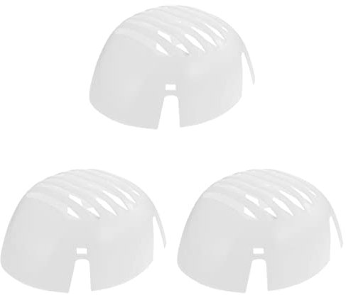 Angoily Mens Baseball Caps 3pcs Bump Cap Insert - White Universal Bump Cap - Lightweight Safety Bump Cap Hat Shaper Insert for Baseball Caps for Comfortable Womens Hats