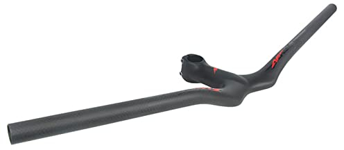 Manubri per Bicicletta, 28.6 Manubrio Bici da Corsa in Carbonio Integrato Mountain Bike Manubrio Bicicletta Riser Bar Manubrio MTB Extra Lungo Manubrio Bici da Corsa,Swallow,70/680mm