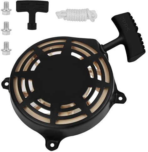 SOFO 497680 Rewind Starter Pull Start Assembly Compatible with Briggs & Stratton 497830 498144 Lawn Mower Pull Cord for 6.75 Motor Craftsman for Troy bilt Tb210 TB230 for Craftsman 917.388861 Model