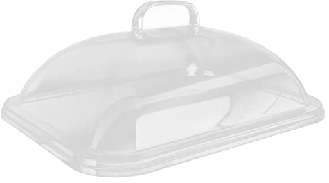 Mikrowellen-Spritzschutz, Mikrowellen-Teller-Abdeckungsdeckel Mit Griff, Acryl, Transparent, Rechteckig, Für Die Küche(S)