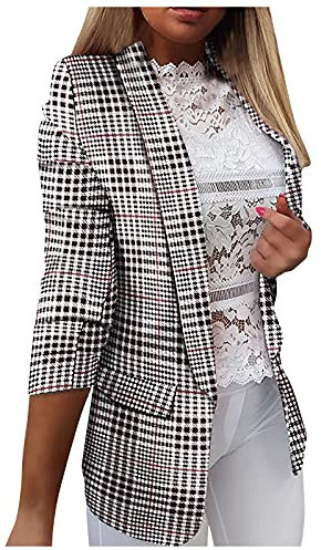 HKUOPW Cordjacke Damens Modetalent Wintern Bequemer mit Plissee Jacken Gemütlich Cordjacke Damene Schlichtee mit Reverskragen Polyester Longsleeve Langgröße Businesse