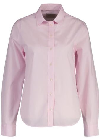 GANT Reg-Maglietta Poplin Camicia da Donna, Rosa Chiaro, XS
