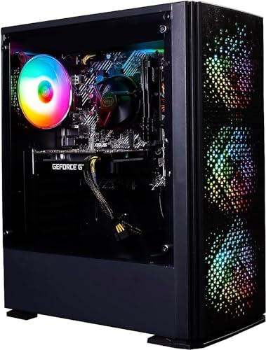 Veno Scorp Gaming PC – AMD Ryzen 5 5600G With Radeon Graphics,32GB RAM 2666MHZ DDR4, 512GB SSD, 500W 80+ PSU, Wifi, Windows 11, TITAN 4 ARGB Gaming Case.