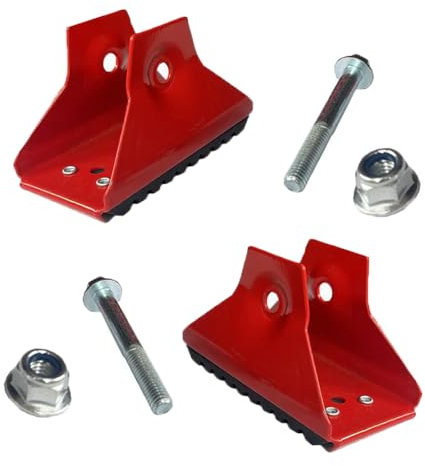 1 Pair Ladder Leveller, Durable Non Slip Noise Reduction Ladder Feet Covers Mat Aluminum Alloy Floor Protectors with Screws for Telescopic Ladders