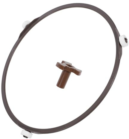 SHOWERORO 1juego Soporte De Vidrio Para Microondas Accesorio Giratorio Reemplazo Estable Para Platos De Microondas Aumenta La Eficiencia La Cocina