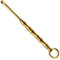Cuillères de nettoyage d'oreille en laiton - Cuillères à curettes en laiton - Rond brillant et léger avec porte-clés pour, adultes, garçons et filles