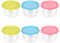 Boîtes Alimentaires avec Couvercles,6 Pcs 150ml Mini Boite de Conservation Alimentaire Boîtes de Conservation Plastique Boîte de Fermentation pour Boîte à Lunch,Préparation des Aliments