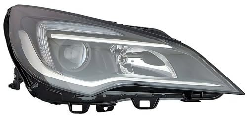 PROPOSTEONLINE Scheinwerfer für Opel Astra K 2015 rechts H1-H7 LED mit Elektromotor + Blinker Parabola schwarz 13488970