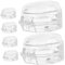 Yardwe 6pièces Couvercles De Boutons De Cuisinière Pour Garçon Fille Protection Sécurisée Pour Cuisinière Four Installation Facile Et Retirable Anti-accident Transparent