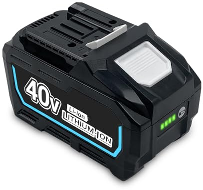ShunTongDa 40V 8,0A Ersatzakku kompatibel zu Makita BL4080F BL4040 BL4025 BL4025B BL4020 BL4050 Akku-Elektrowerkzeuge mit LED-Anzeige