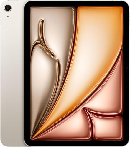 Apple iPad Air (M3, 11-inch, 2025), 128GB, Wi-Fi, Starlight (Renewed)