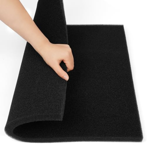 APXEL Aquarium Filter Sponge Pad, Filter Media Floss Foam Sponges | Filter Accessories for Fish Tanks and Ponds Water Filtration (47 x 47 x 2 cm, 35PPI)
