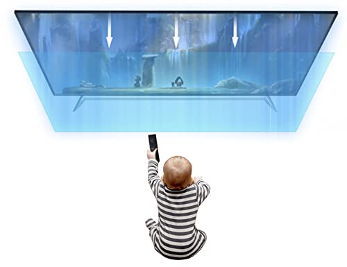 32-75 Inch PET Film with Anti Blue Light & Anti-Glare, Eye Protection, for LCD, LED, 4K OLED & QLED HDTV Displays,42(917 * 516) (65 (1440 * 809))