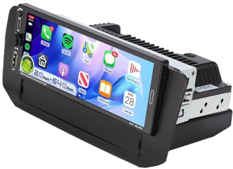 7'' AHD GPS Sat Navi Touchscreen SWC Canbus RDS/FM DIN DSP DVR SWC USB Player Stereo WiFi Bluetooth CarPlay Android Radio Audio Kompatibel mit Audi A1 8X 8X1 8XK 8XF/Q3 8U MMI Quattro S Line Sport