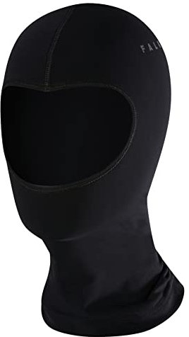 FALKE Unisex Sturmhaube Maximum Warm U Fm Funktionsmaterial schnelltrocknend 1 Stück, Schwarz Black 3000, L-XL