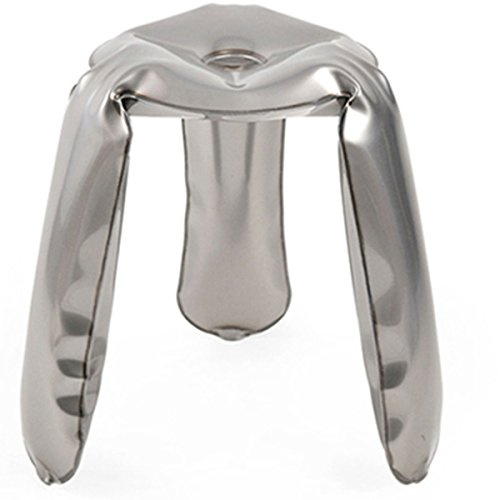 Zieta TM/KLAR Kinderhocker Plopp Mini Stahl, raw Lacquered