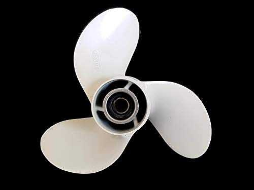 Bootsmotor New Aluminium Propeller Assy 683-45943-00-EL für Yamaha Parsun Makara Außenborder 3X9 1/4X10 1/2 rechts, passend für 9,9, 15, 20 PS 2/4-Takt-Motor