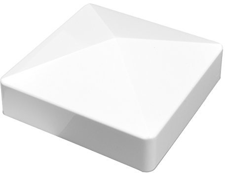 5 X 5 PVC Vinyl Fence Standard Pyramid Post Cap ...