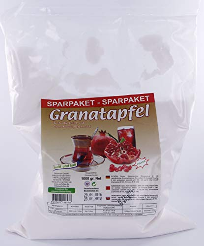 Ottoman Granatapfel Tee 1 kg, Früchtetee, türkischer Instant Tee, Teepulver