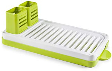 Ibili 721600 Escurridor de Platos y Cubiertos Eco, Multicolor, Talla Única, Nylon