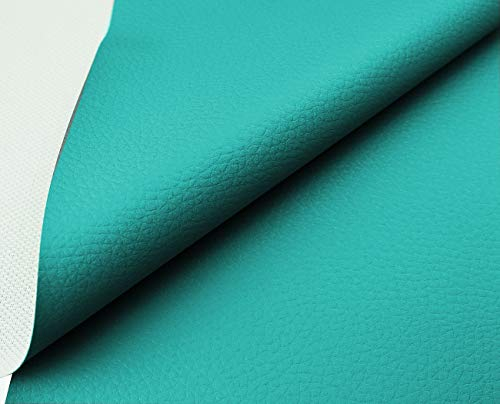 tukan-tex Kunstleder Möbel Textil Meterware Polster Stoff PVC (Türkis)