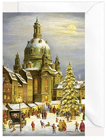 Olewinski & Tochter 2178 - Weihnachtsklappkarte Dresdner Frauenkirche