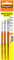 Pinceaux Soie de Porc - Pincel'School - Orange - Plats - 3 pcs