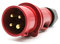 DOJA Industrial | CLAVIJAS 380V - IP44 | 16A 3P+T (4 polos) | Enchufe Industrial Enchufes Macho | Enchufe Trifasico 4 Pines | Enchufes Industriales Adaptador Cetac | Adaptador Enchufe Camping
