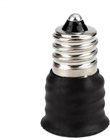 E12 a E14 Cambiador Zócalo Cambiador Calor Resistente Calor Tornillo Bases Bases Led Bombilla Adaptador Lámpara Lámpara Cambiador Zócalos