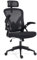 Ahua Silla de Oficina ergonómica de Malla, Soporte Lumbar con Brazos abatibles y Ajustable fácil de almacenar, Respaldo de Malla Transpirable cómodo cojín Ruedas silenciosas para Model: CY-8013-TB