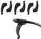SZXMDKH 3 Pairs Anti-Slip Ear Hook Grip Glasses Accessories Ear Hook Eyeglass Temple Tip for Sunglasses and Glasses (Black)