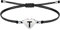 Bracelet lettre initial A-Z en acier inoxydable avec fil ciré Bracelet femme ou homme initial de nom