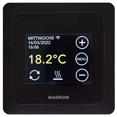 MRC WiFi Smart Thermostat/Raumregler mit Bodenfühler für Fußbodenheizung, Elektro-Heizung, Konvektor, Tuya Smart App