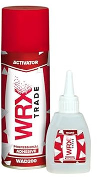 WRX Super Glue With Activator - Premium Quality 50g Adhesive & 200ml Activator (1)