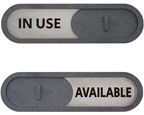 in Use and Available Sign (Gray)
