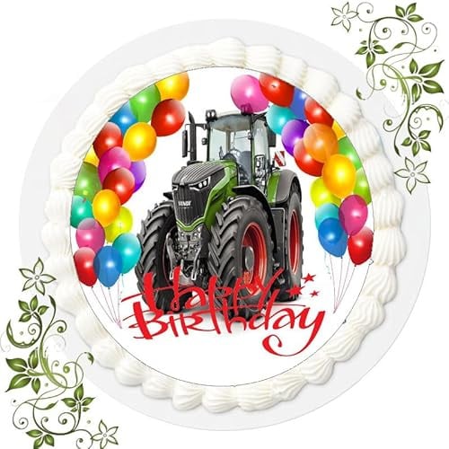 Premium Esspapier Tortenaufleger Tortenbild Geburtstag Motiv Trecker-Traktor Nr. 8