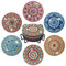 Temlum Diamond Painting Untersetzer mit Halter, 6er Set Diamond Painting für Erwachsene und Anfänger DIY Untersetzer Diamant Painting Set Basteln Erwachsene(Mandala)