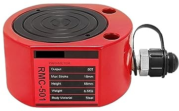 USKI Cric de Voiture Type Mince Cylindre d'huile hydraulique 50T Cylindre hydraulique de cric séparé