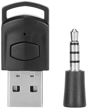 USB Audio Transmitter, Bluetooth 5.0 Wireless Audio Adapter Professional Dongle Receiver Transmitter for PC, PS5, Switch, Plug and Play, Sturdy and Durable