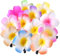 minkissy Haarspangen mit Hawaii-Blumen, Plumeria-Haarspangen für Frauen und Mädchen, weiße Haarnadeln mit Blumenmuster für den Sommer und Strand, Haar-Accessoires, 12 Stück